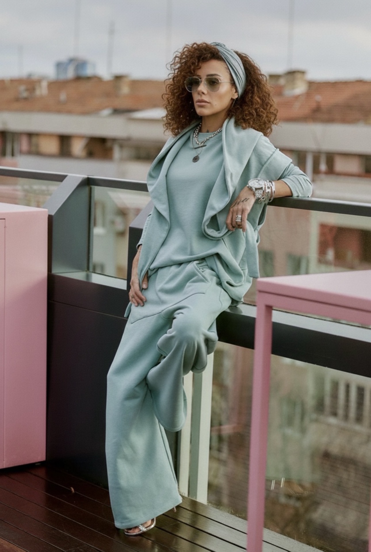 MINT GREEN THREE-PIECES SET