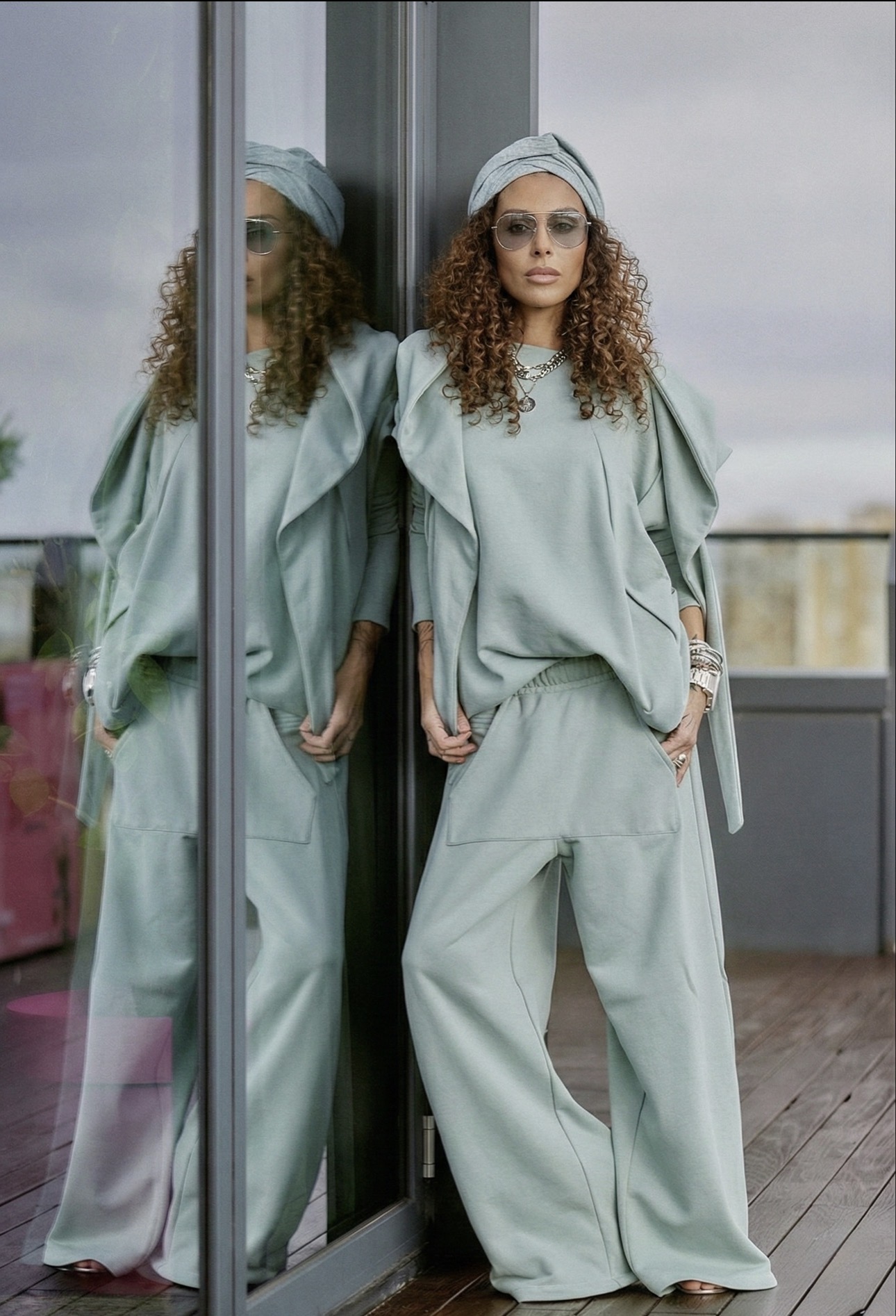 MINT GREEN THREE-PIECES SET