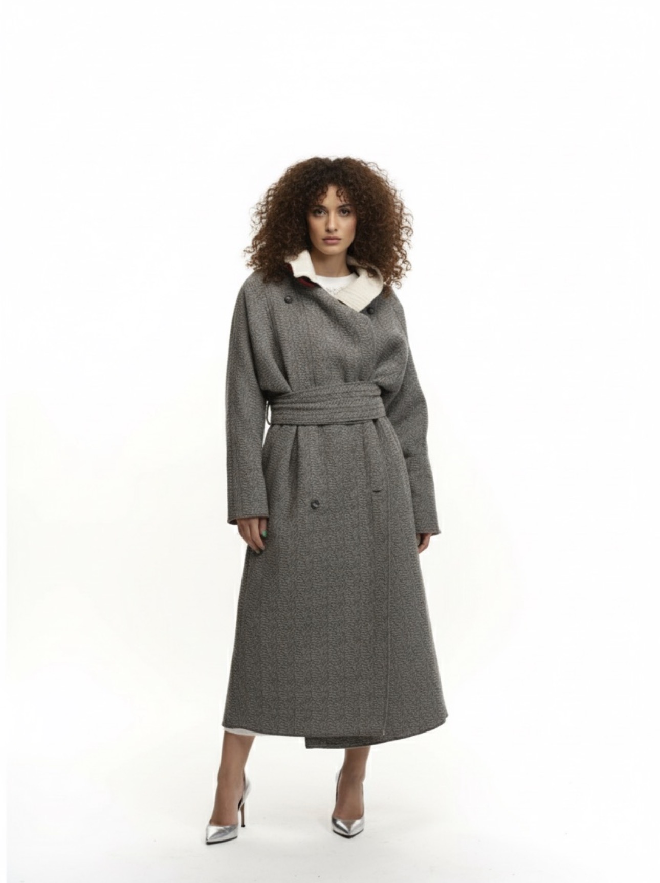 GREY OVERSIZED COAT