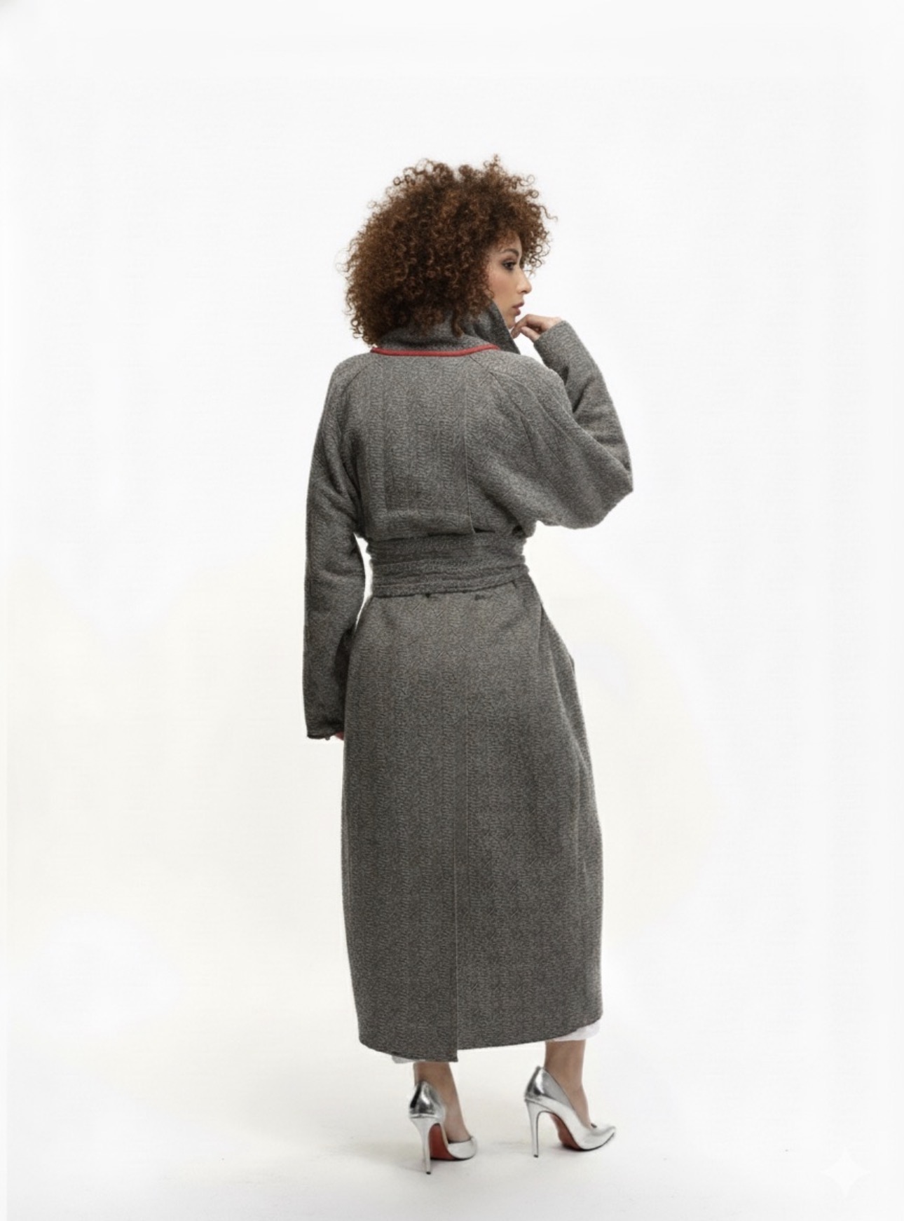 GREY OVERSIZED COAT