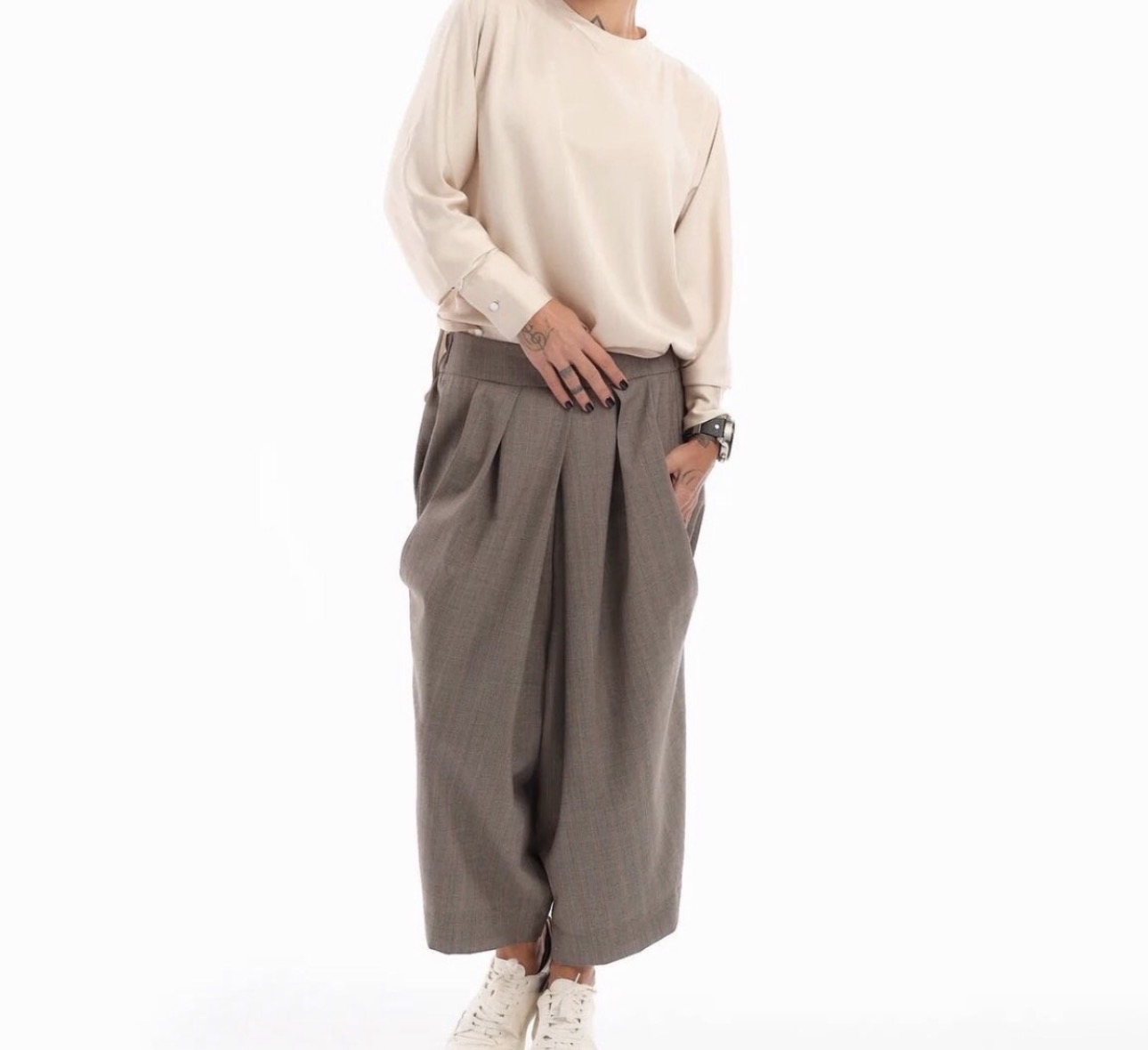 WOOL BROWN PANTS