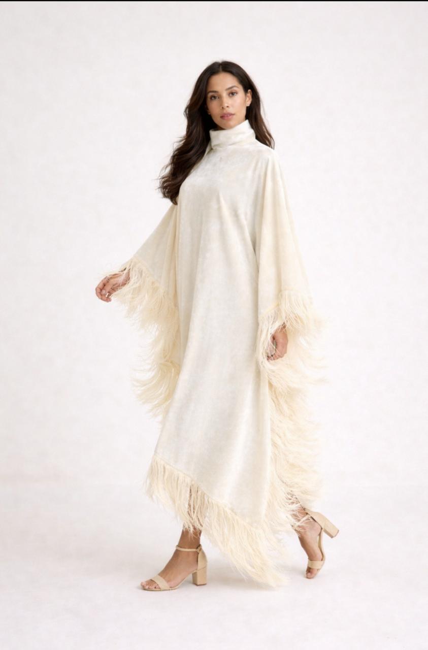 PEARL VELVET ABAYA