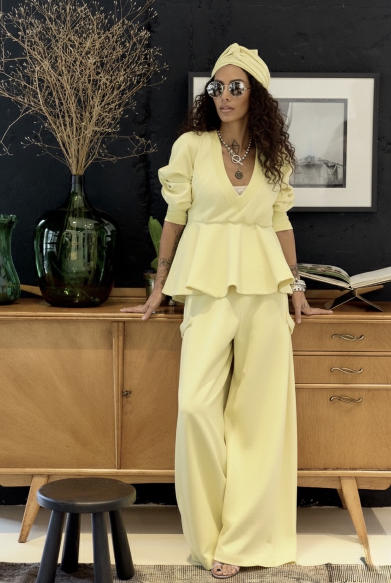 YELLOW TWO-PIECE SET